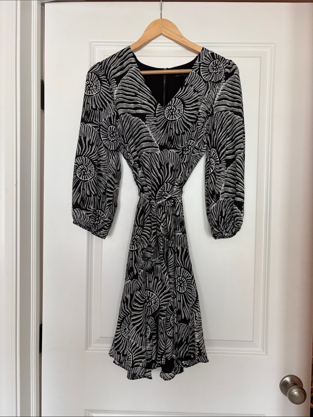 White House Black Market Shell Wrap Dress